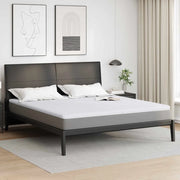 Topper per materasso Bianco 200 x 200 cm Tessuto a maglia 4106411