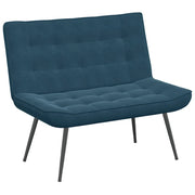 Panca Blu 110x74x84 cm in Velluto CFW7299986