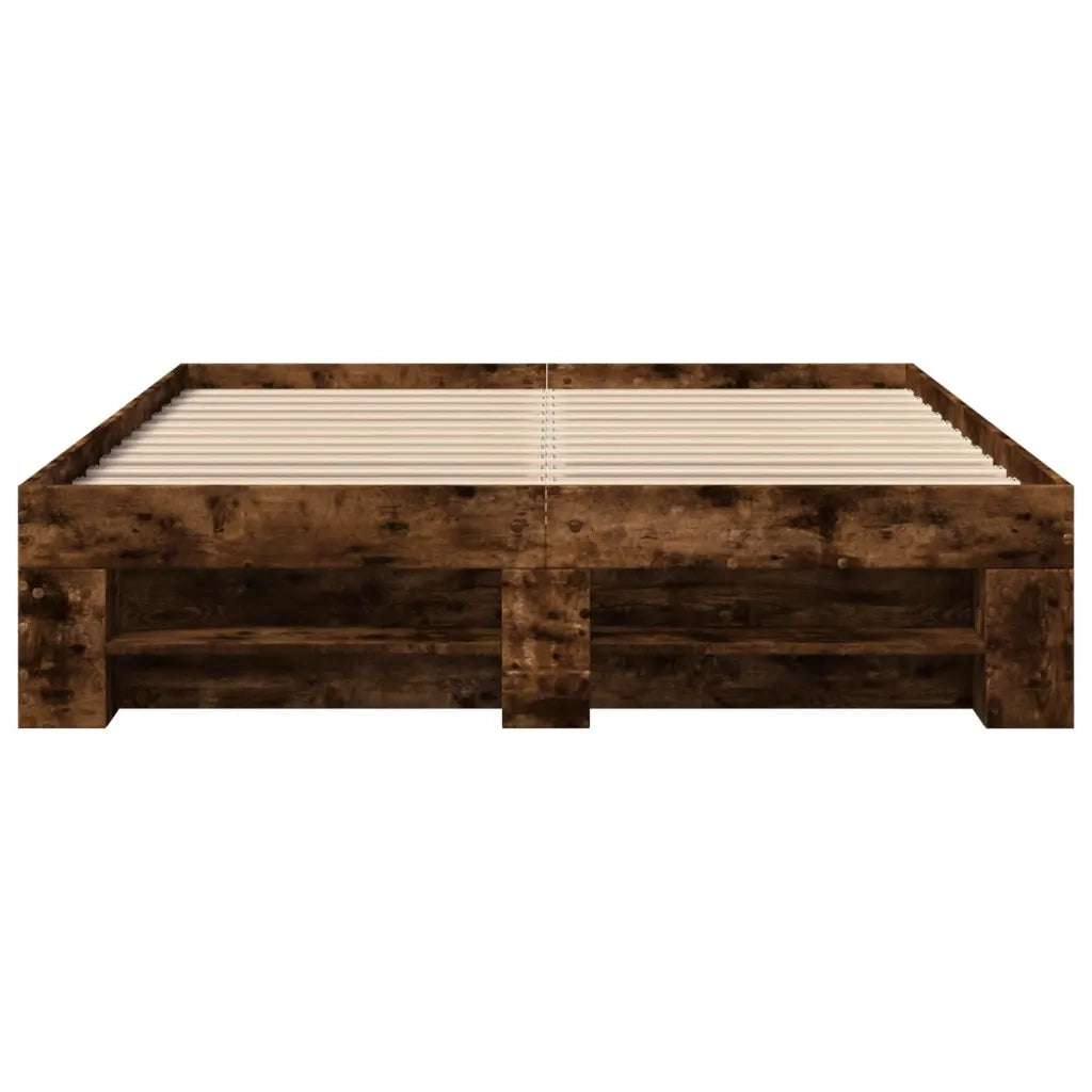 Giroletto senza Materasso Rovere Fumo 120x190 cm in Truciolato