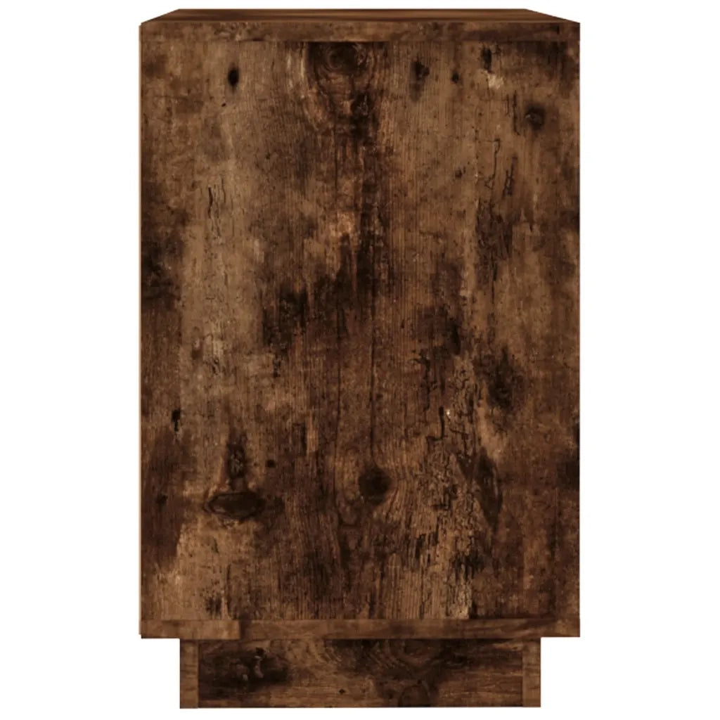 Credenza | Madia | Buffet da pranzo | Armadio da pranzo Rovere Fumo 102x35x55 cm in Legno Multistrato