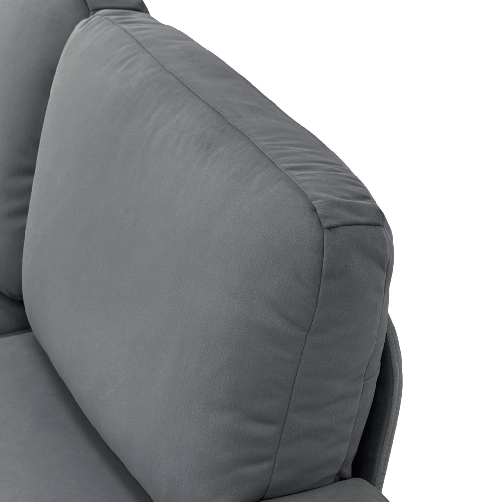 Divano Angolare con Contenitore e Ottomane ¨C Xylo ¨C Grigio