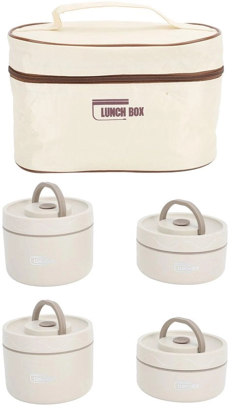 Lunchbox Geïsoleerd 304 Acciaio Inox - Contenitore Termico Portatile - Scatola Per Cibi - Scatola Per Bambini - Tas Termica - Eccellente Conservazione Del Calore - Contenitore Termico Portatile