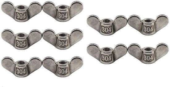 Vite a flangia M5 - 304 Acciaio Inox - Accessori di fissaggio - Pacchetto da 10 - Anticorrosivo - Duraturo - Sicuro da utilizzare - Vite a flangia di fissaggio