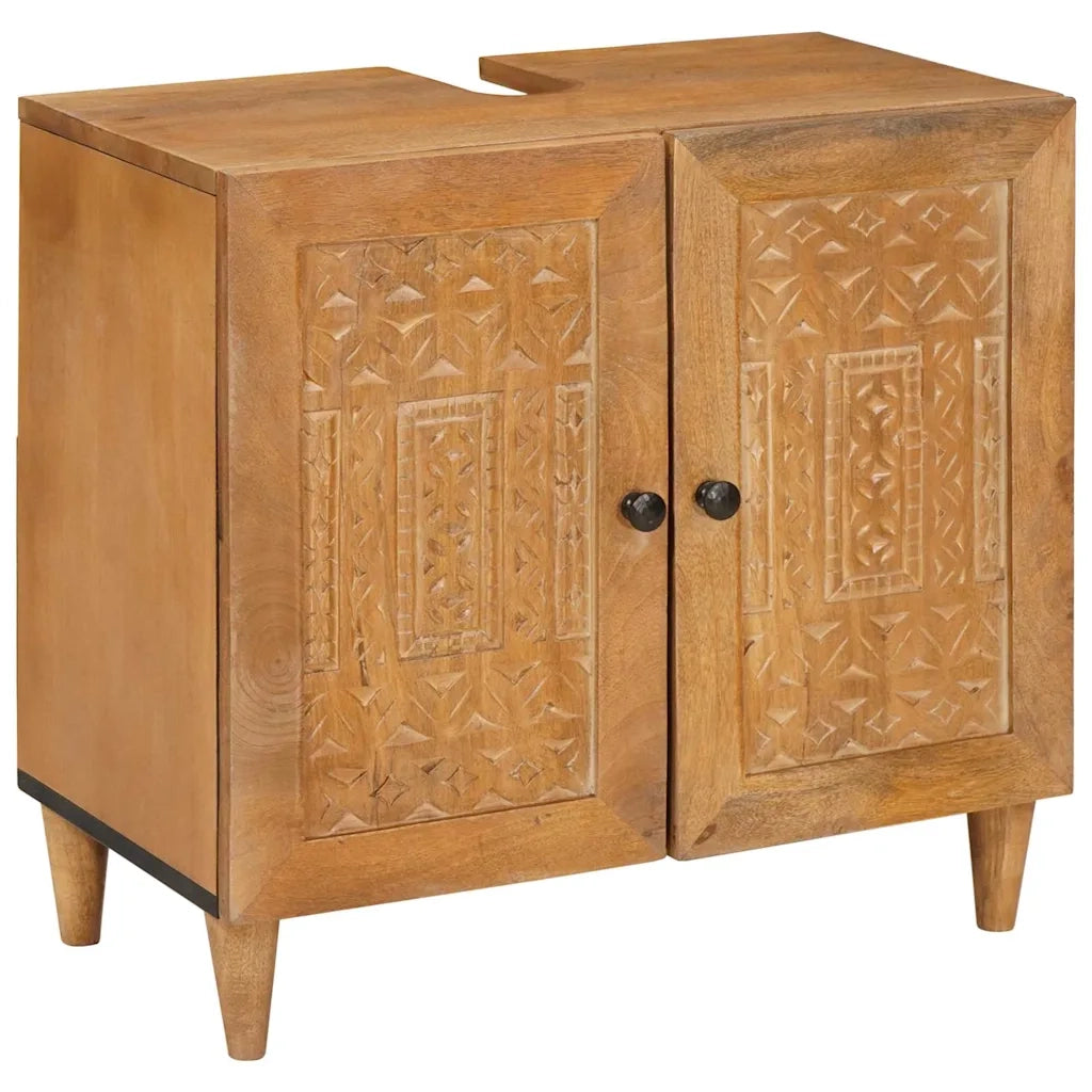 Mobile da Bagno | Armadio da bagno con porta Marrone Chiaro 62 x 33 x 58 cm