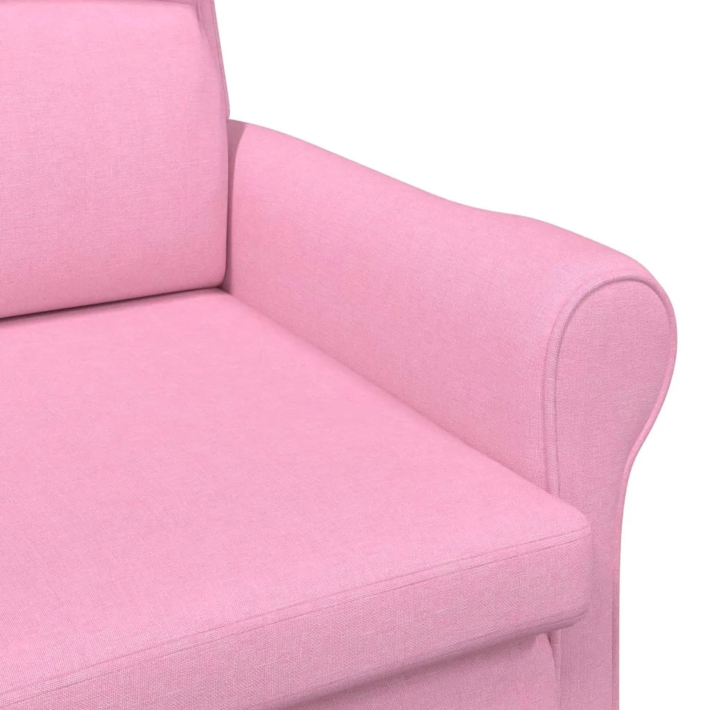 Poltrona | Sedia Relax Rosa Tessuto