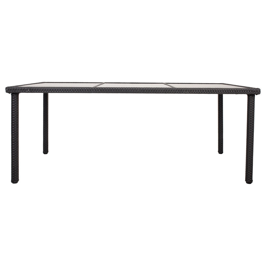 Set tavolo nero e 8 sedie