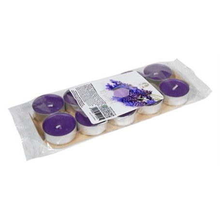 KIT CANDELE PROFUMATE 'TEALIGHT' Conf. 10 pezzi - Lavanda