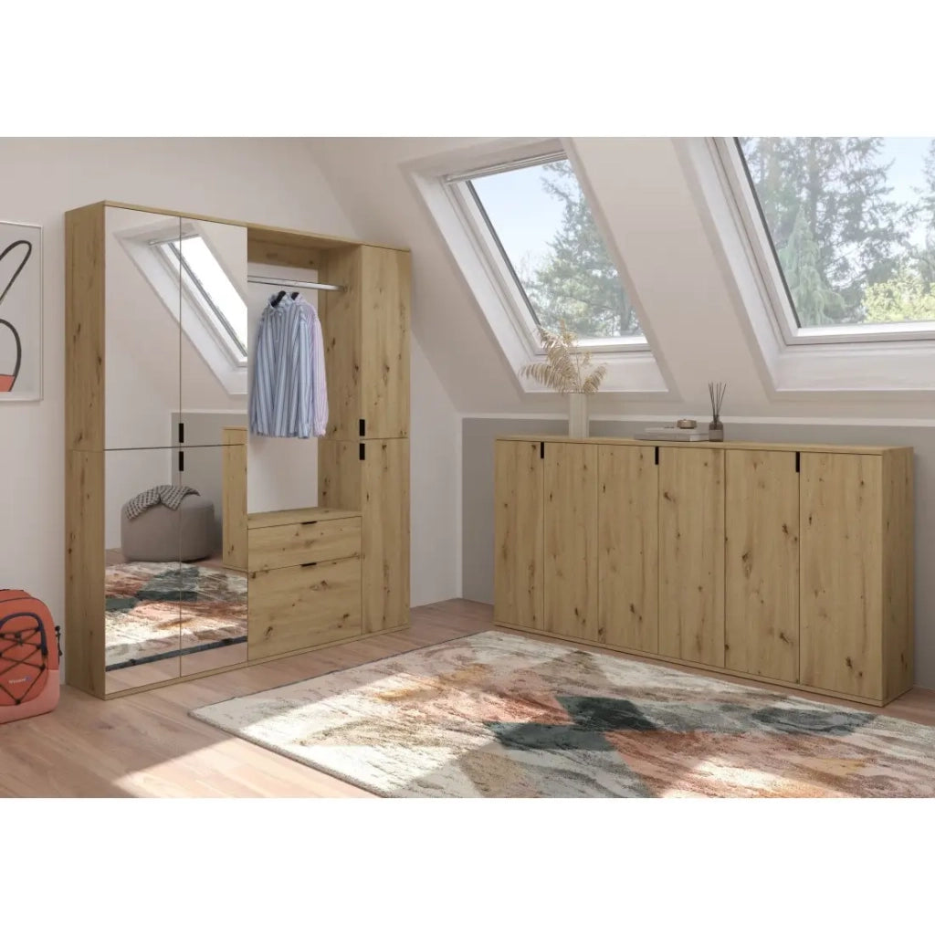 Armadio 2 porte – Rovere chiaro – BODITE