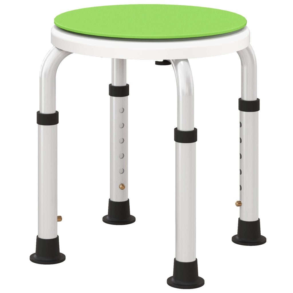 Sgabello da doccia girevole 360¡ã ¨C Xylo ¨C alluminio antiscivolo altezza regolabile