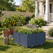 Raised Bed 80x80x38 Cm Polypropylene
