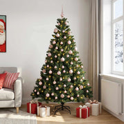 Albero di Natale Artificiale con Palline 240 cm 300 LED 3466671