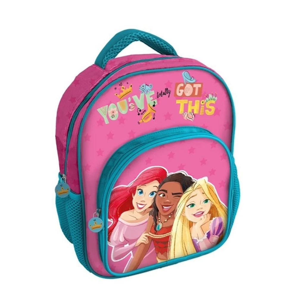 Trade Shop - Zaino Zainetto Asilo Principesse Con Tasca Deluxe Per Scuola Viaggi Bambina 658303a -