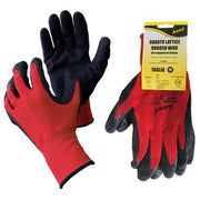 GUANTO LATTICE RUGOSO NERO HV HAND/WORKIT - MAGLIA PESANTE COTONE ROSSO 11- 12 paia