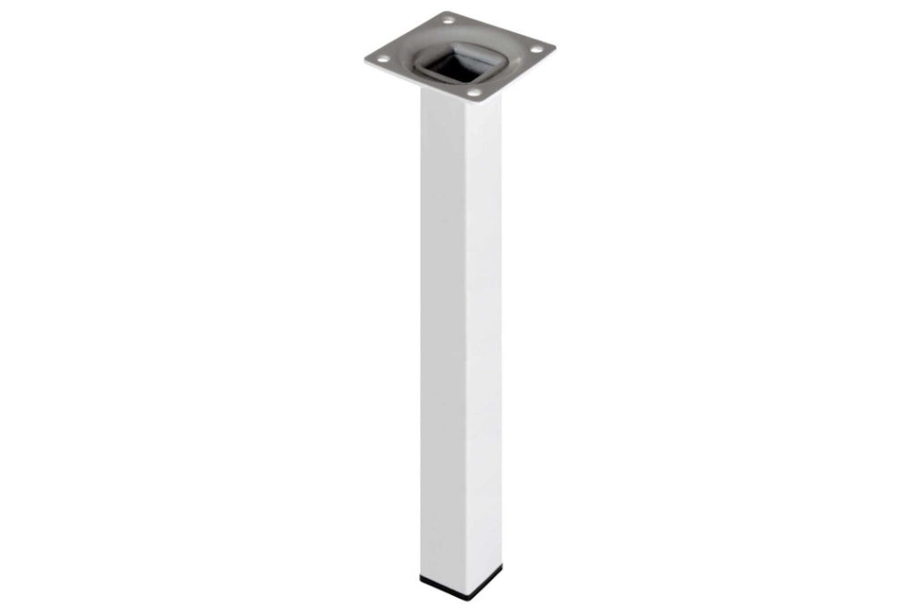 Piede Quadro Bianco 25X25.H 100 Set 5 Pezzi - Masidef