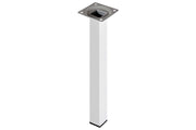 Piede Quadro Bianco 25X25.H 100 Set 5 Pezzi - Masidef