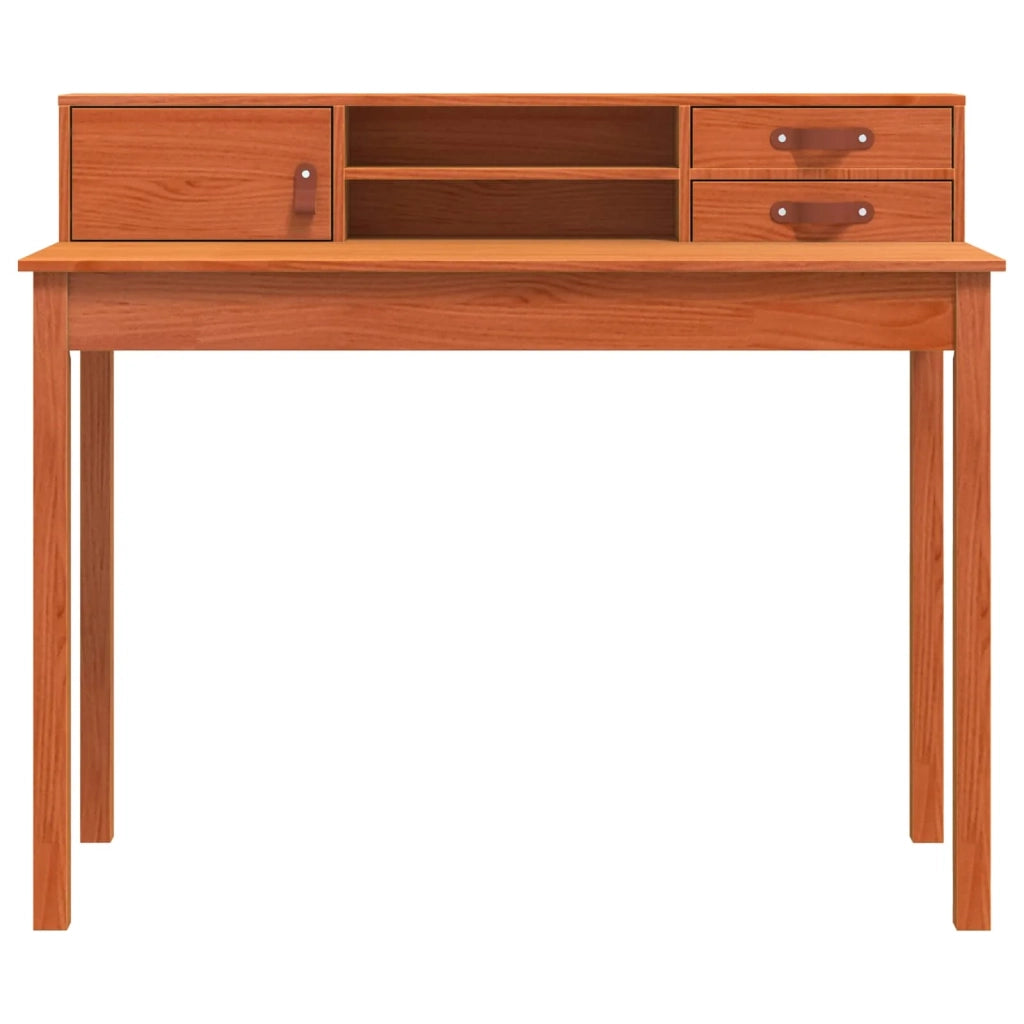Scrivania | Tavolo da Ufficio con cassetto Marrone cerato 110 x 50 x 93 cm