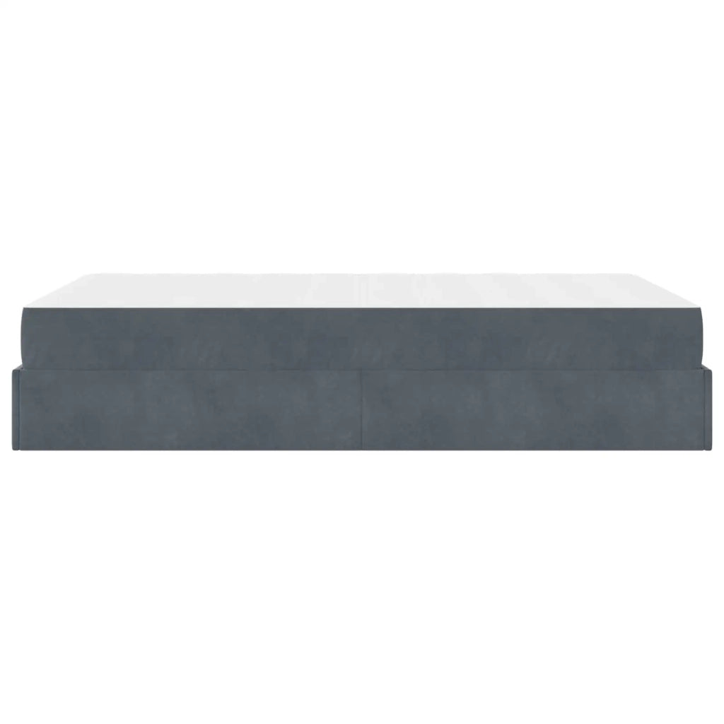 Struttura letto con materasso 2 pcs Grigio Sfumato Velluto 3399559