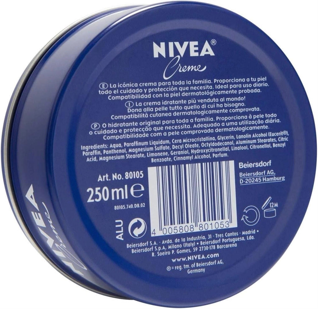 NIVEA CREME MAXI CREMA MULTIUSO 250 ML BARATTOLO