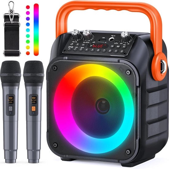 Impianto di Karaoke per Bambini e Adulti - Kit di Karaoke - Impianto di Karaoke - Kit di Impianti di Karaoke per Bambini e Adulti - Per la Sera di Karaoke più Divertente!