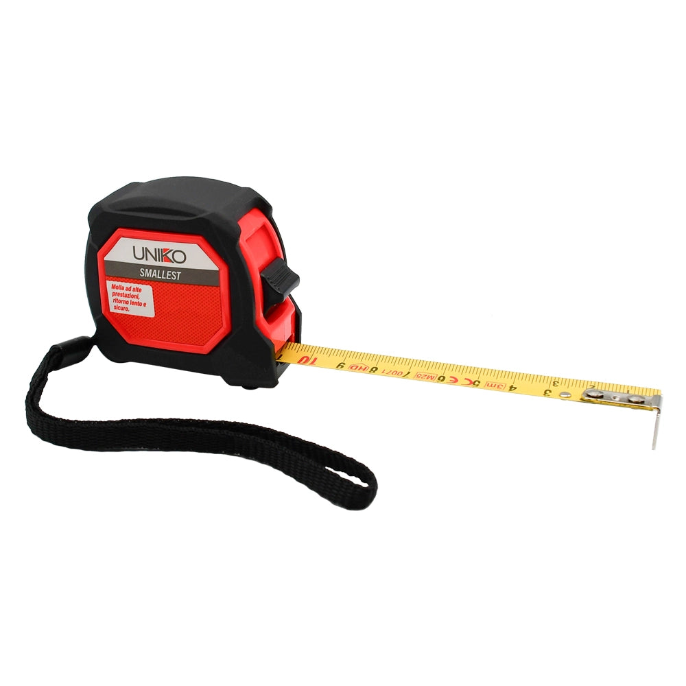 FLESSOMETRO PROFESSIONALE 'SMALLEST' mt.8 x 25 mm  - UNIKO
