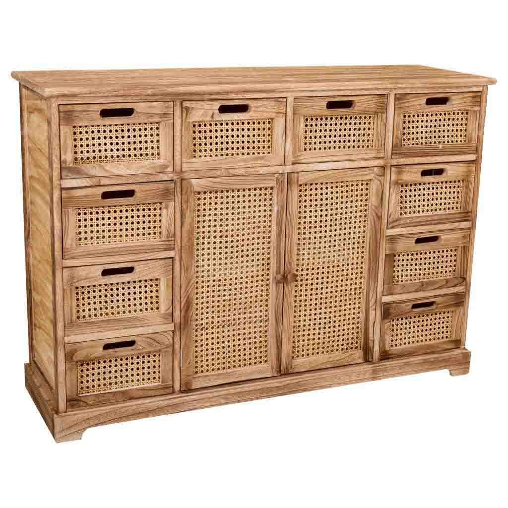 Credenza in legno marrone 113x33x78,5