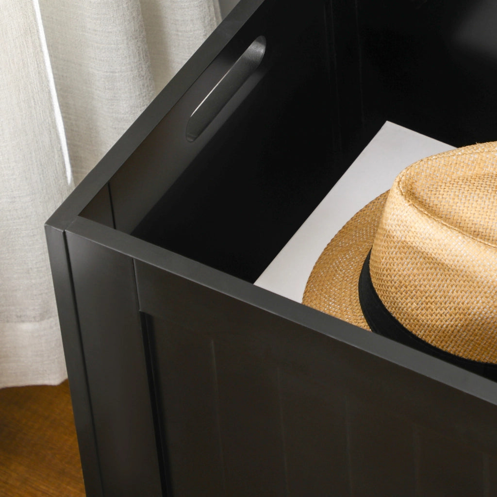 Cassa di Stoccaggio ¨C Minimal ¨C 81x40x46 cm Nero