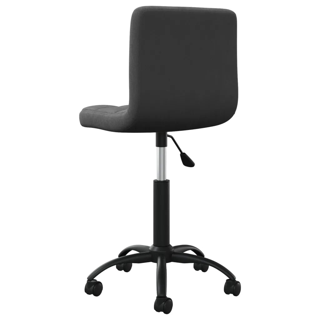 Sedia Girevole da Ufficio | Sedia da Gaming Nera in Velluto