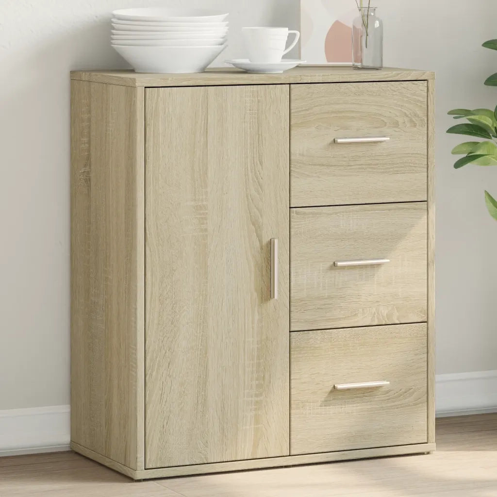 Credenza Rovere Sonoma 60x31x70 cm in Legno Multistrato 840480