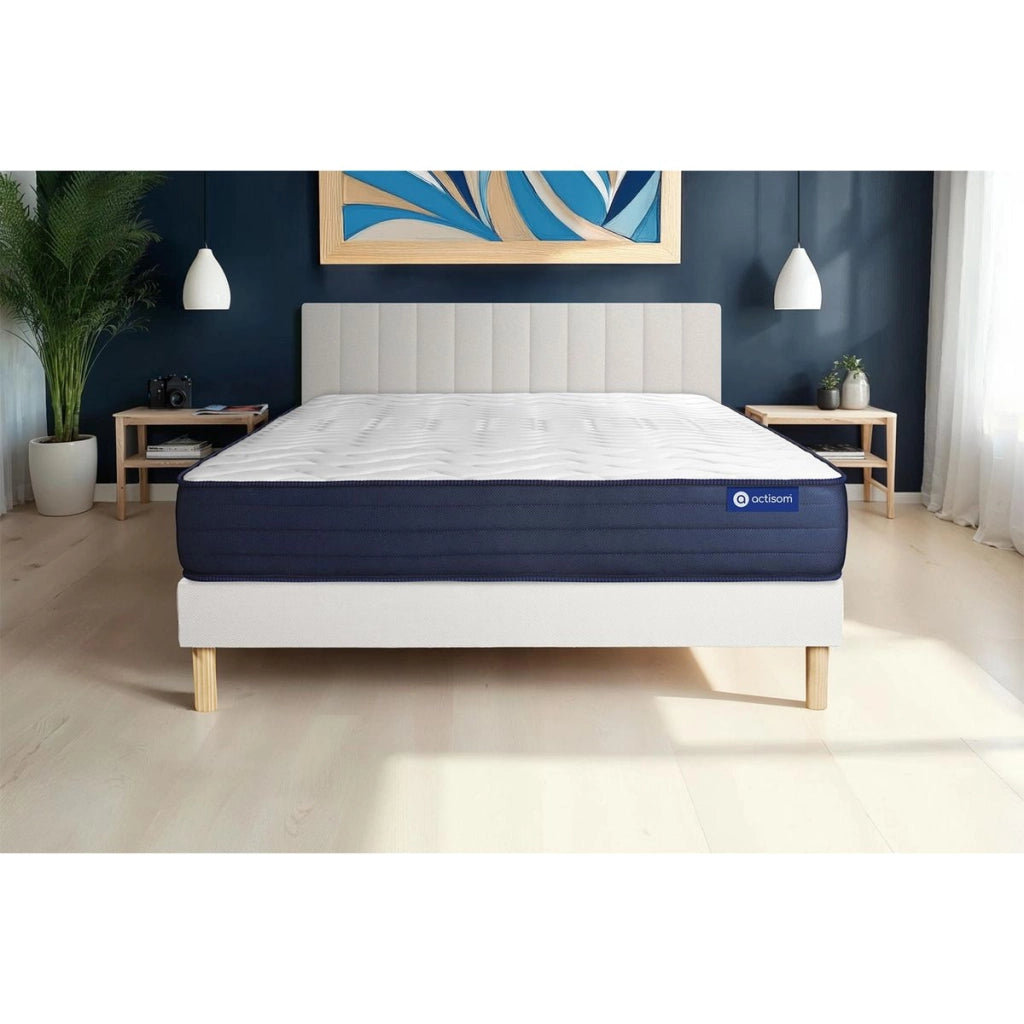 Kit rete e materasso matrimoniale Actiflex life 140x190cm - Spessore : 22cm - Molle insacchettate e memory foam- molto rigido