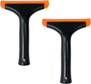 Due silicone strisciate per finestra, piccola striscia per doccia, striscia per finestra, striscia silicone auto per vetri auto, specchi, vetro, cucine, bagni (nero)
