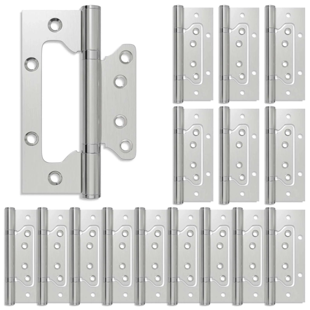 Cerniera 16 pz 125 x 78 x 13 mm Argento Acciaio 42041387