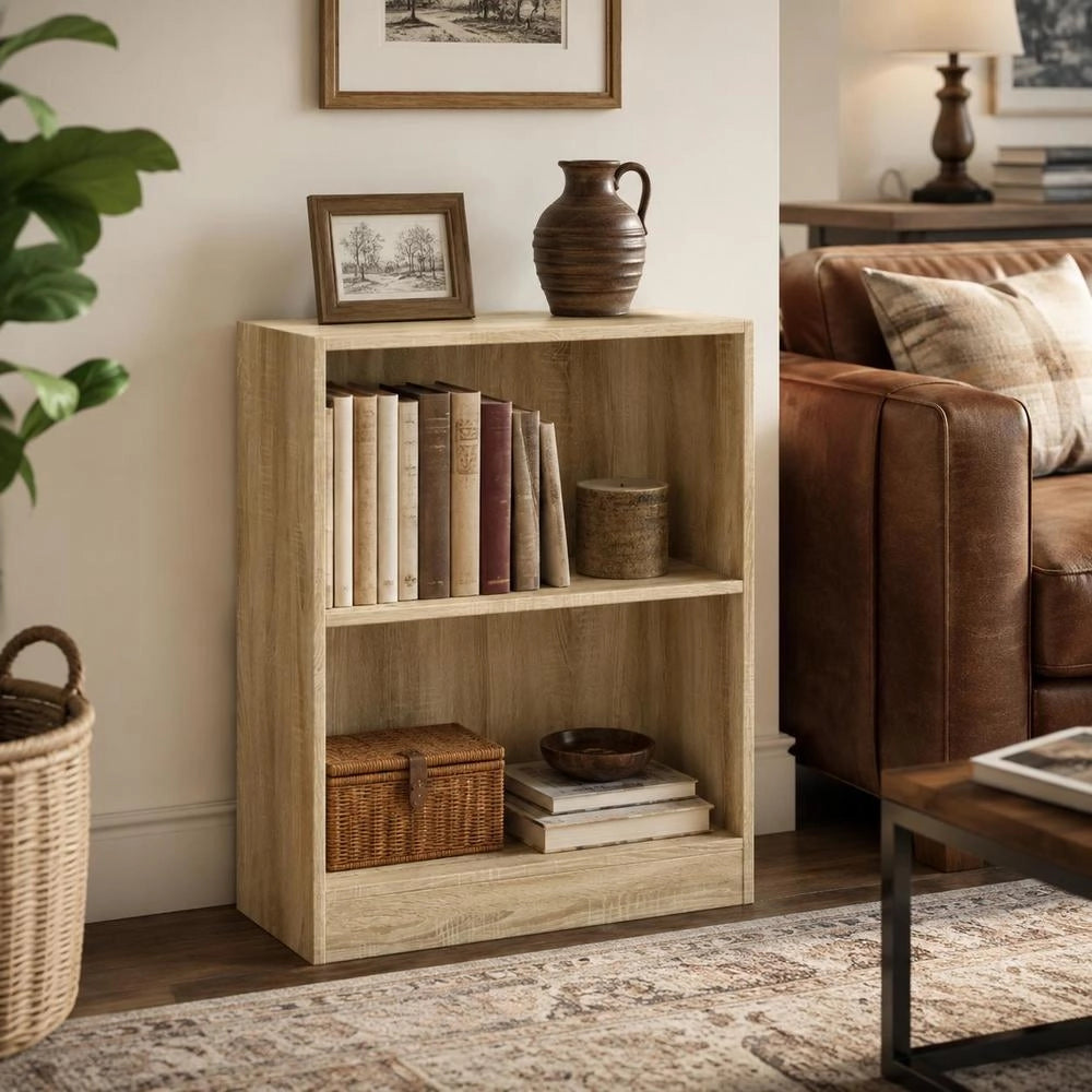 Bookshelf Sonoma Oak 60x24x76 Cm Engineered Wood