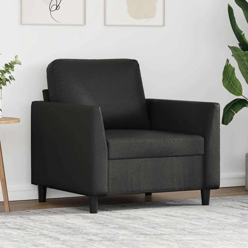 Poltrona Nera 60 cm in Similpelle 359323