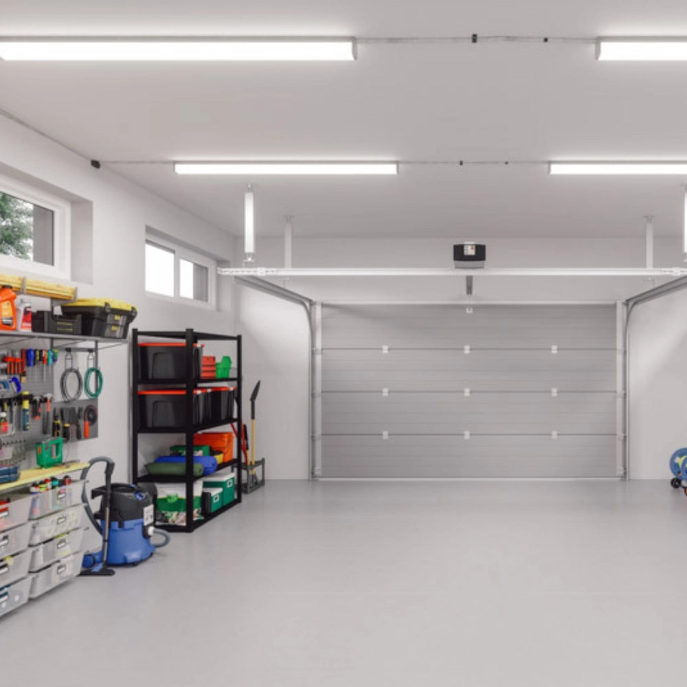 Plafoniera led 44watt impermeabile 2 tubi t8 150centimetri risparmio energetico *** temperatura colore lampada 6000k ...