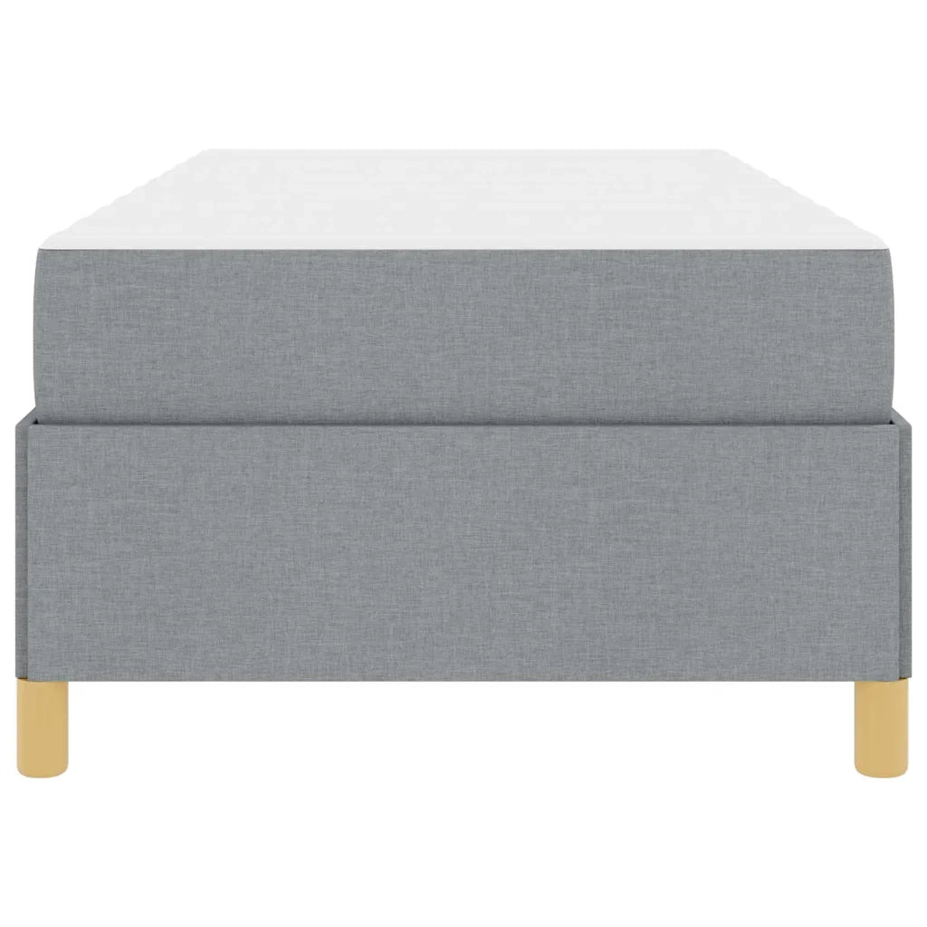 Struttura del letto Grigio chiaro 90 x 200 cm Tessuto 3398906