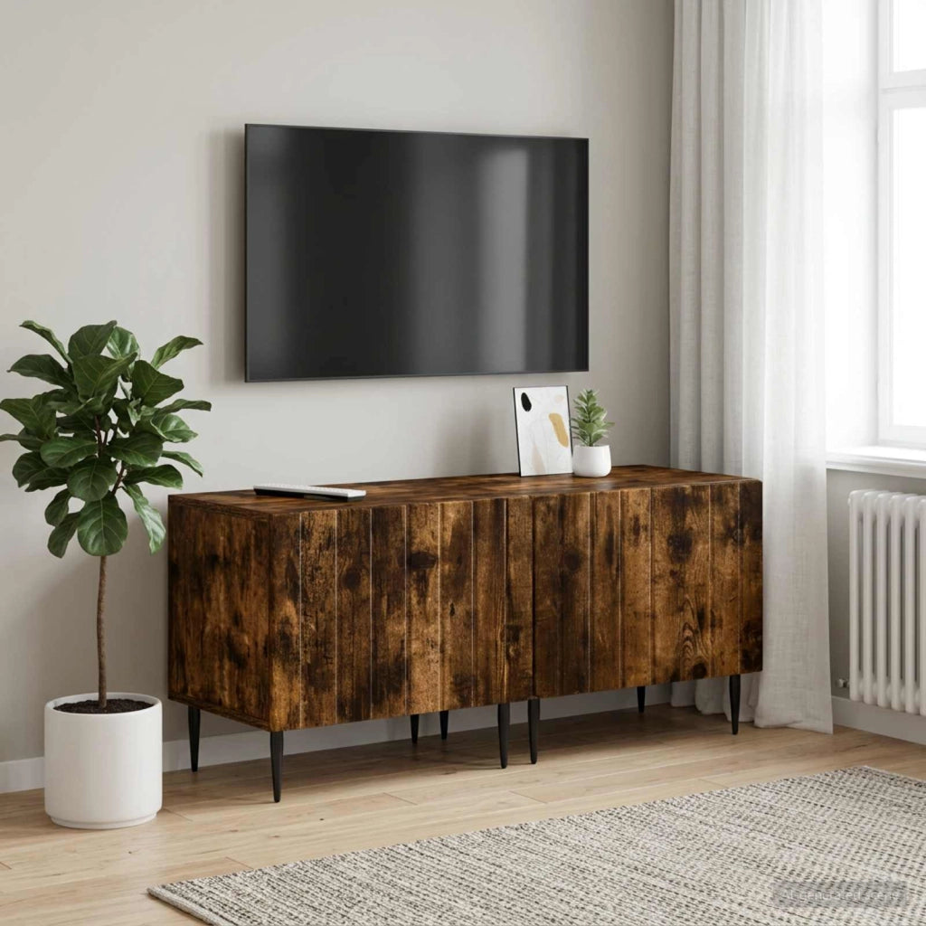Mobile TV Rovere Fumo Legno ingegnerizzato 896460