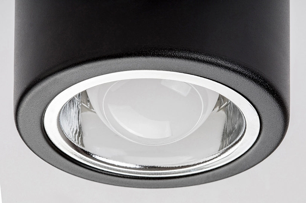 Spot soffitto esterno nero opaco E27 25W Kobald Rabalux