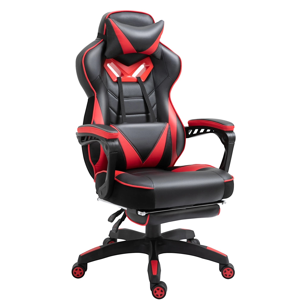 Poltrona da gaming ergonomica ¨C Minimal ¨C nera e rossa