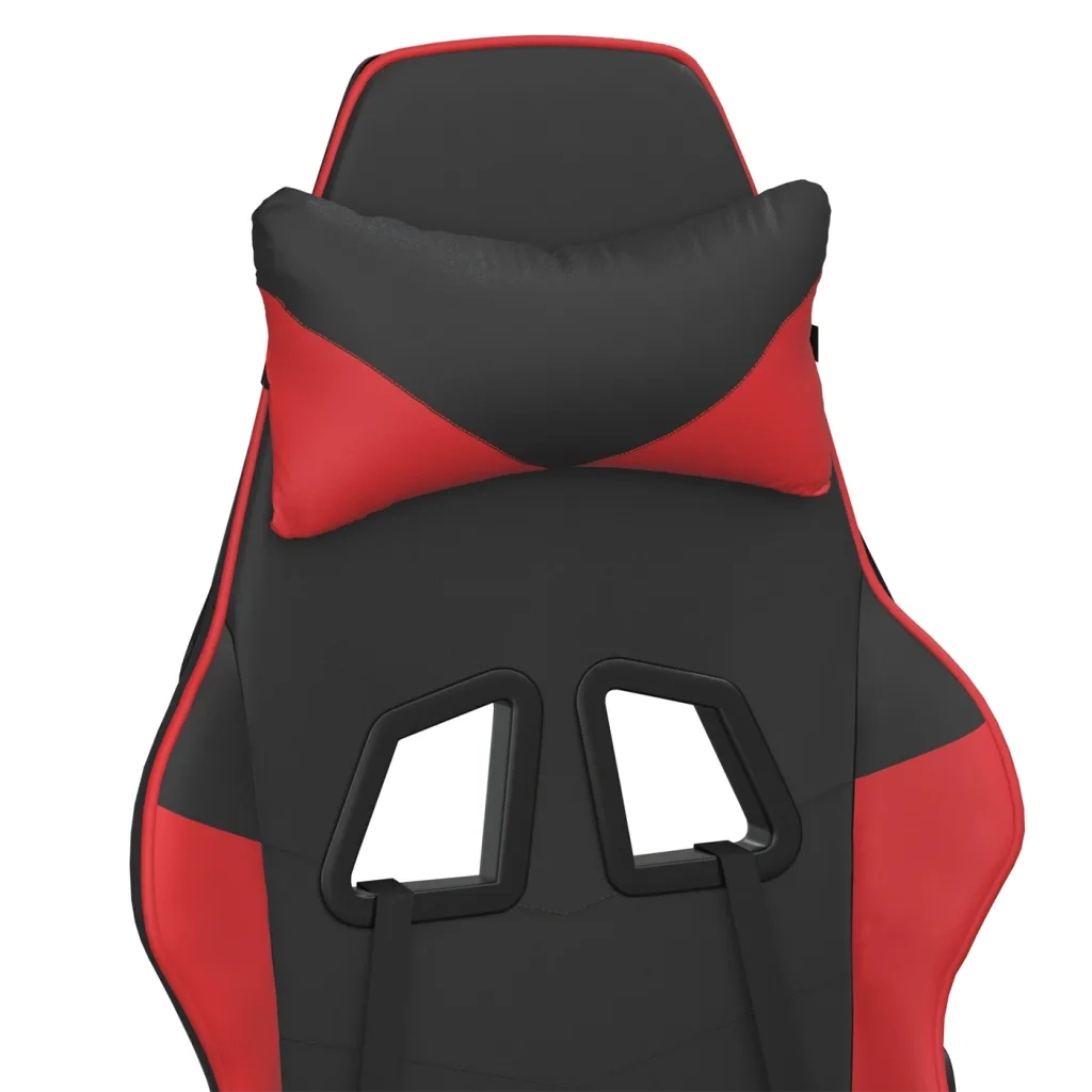 Sedia da Gaming | Sedia da e-sports Nera e Rossa in Similpelle