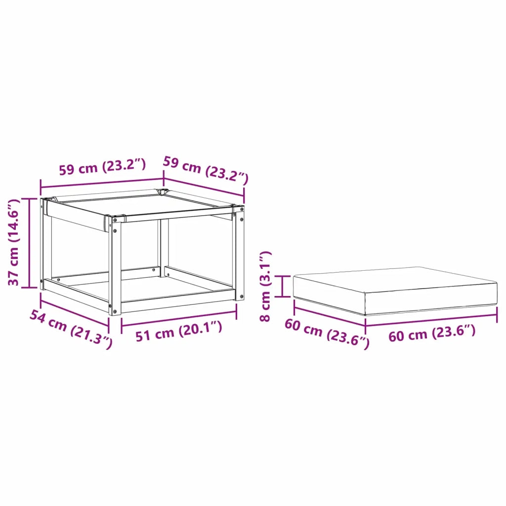 Poggiapiedi da Esterno CFW4570076