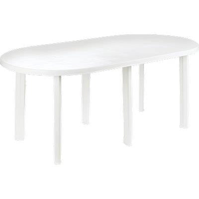 TAVOLO 180 PROGARDEN  PP BIANCO CM 180X90 H.CM 72