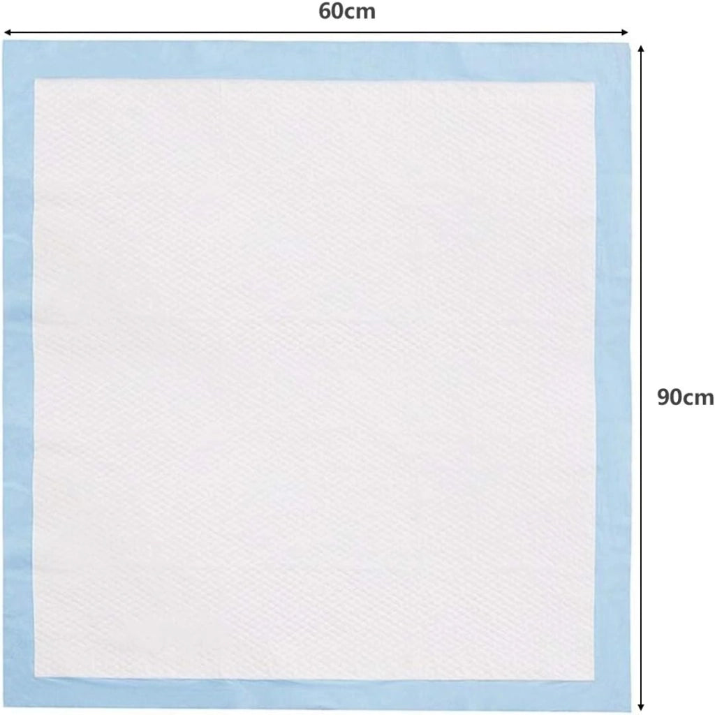 Tappetini Igienici Grandi per Animali, Traverse Animali a 5 Strati, Assorbe Bene Senza Perdite (60 x 90 cm 100 Pezzi)