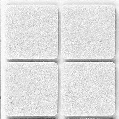 FELTRINO ADESIVO SEDIA BIANCO  35X 35 MM CF 3 PZ**- 50,0 confezione