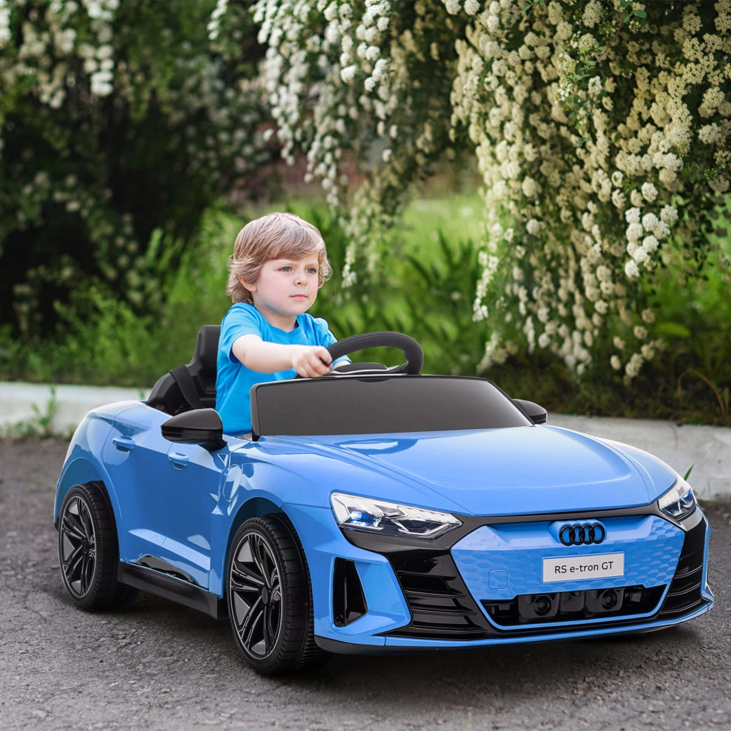Coche elettrico per bambini 3+ anni Audi RS e-tron GT ¨C zephmum ¨C 103x58x41 cm blu