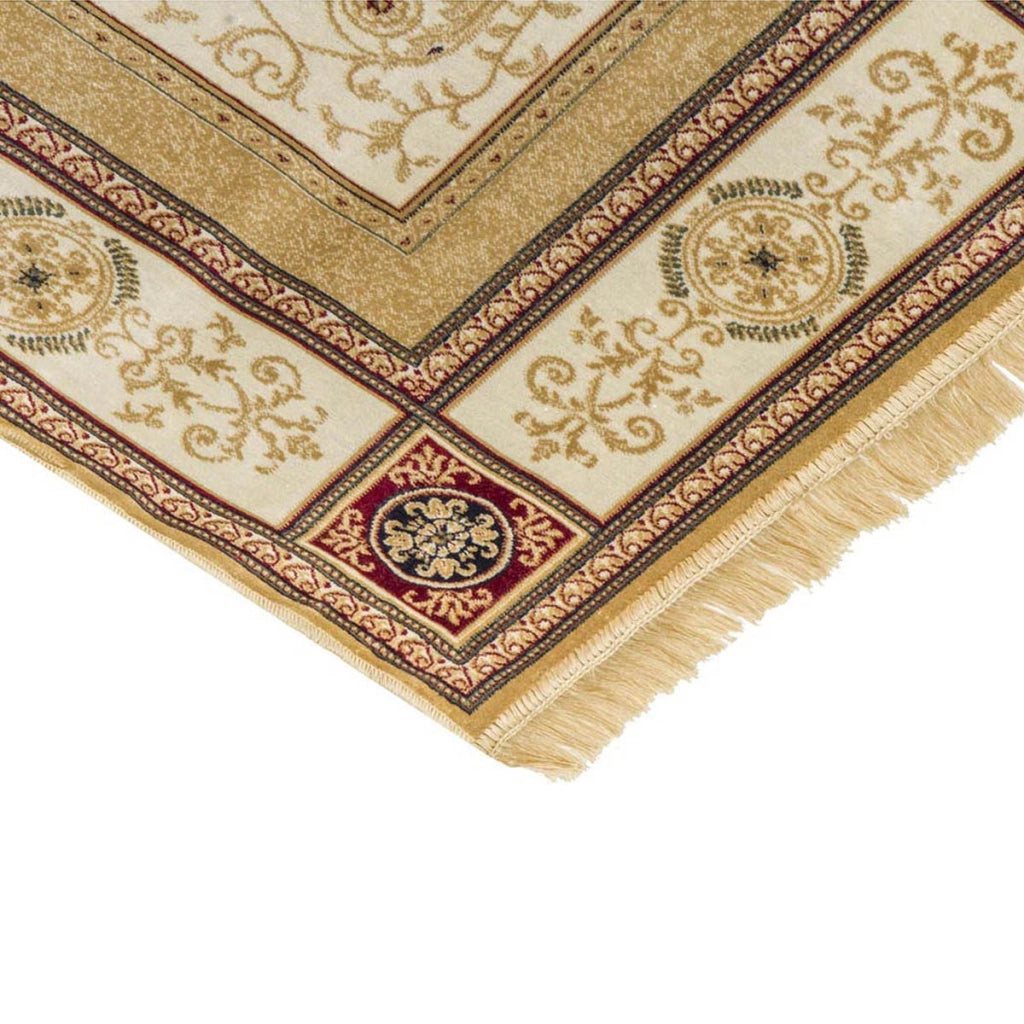 Tappeto RUBINE 350 Imperial ORO cm.120x160 disegno classico persiano stile orientale tradizionale. Tappeto salotto, soggiorno, camera da letto, ingresso, corridoio.