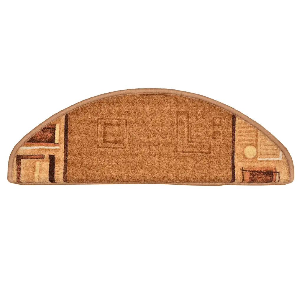 Tappetini per Scale Autoadesivi 10 pz | Gradini per Scale 65x21x4 cm Beige