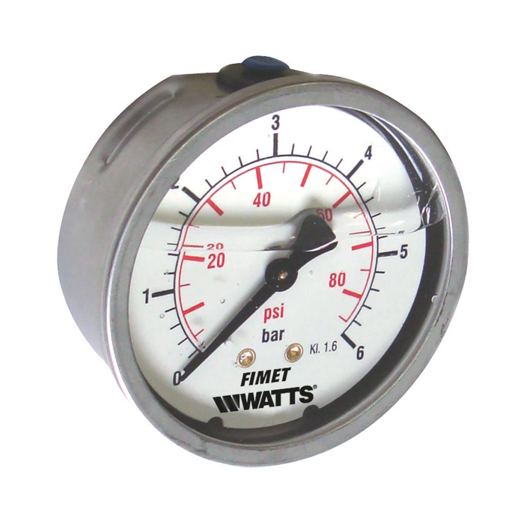 MANOMETRO A BAGNO DI GLICERINA MG3A- INOX 63- 20 bar- WATTS- pezzi 1