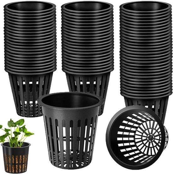 Pannelli per idrocoltura - 50 pezzi - Nero - Plastica - 8 cm