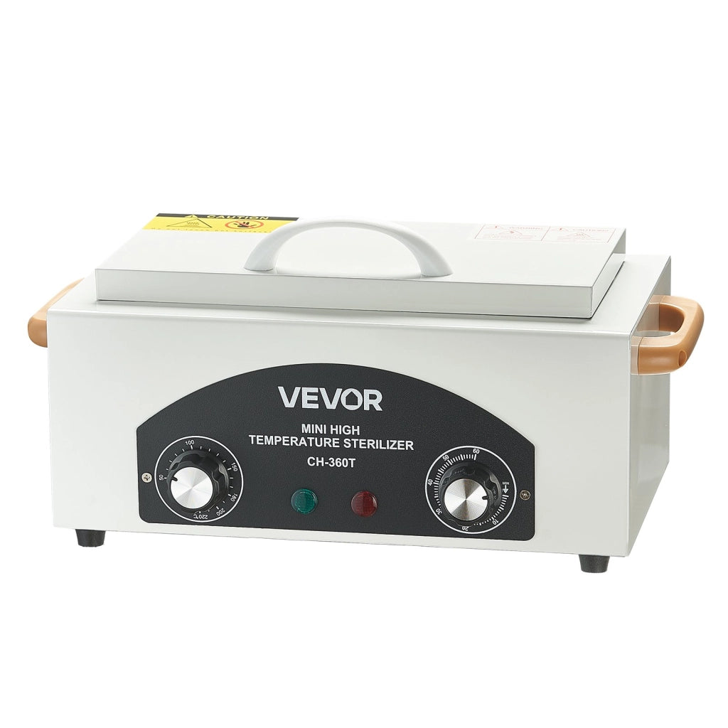 Sterilizzatore ad Alta Temperatura KH-360T 300W 2L per Utensili e Strumenti Estetica Temperatura e Tempo Regolabili