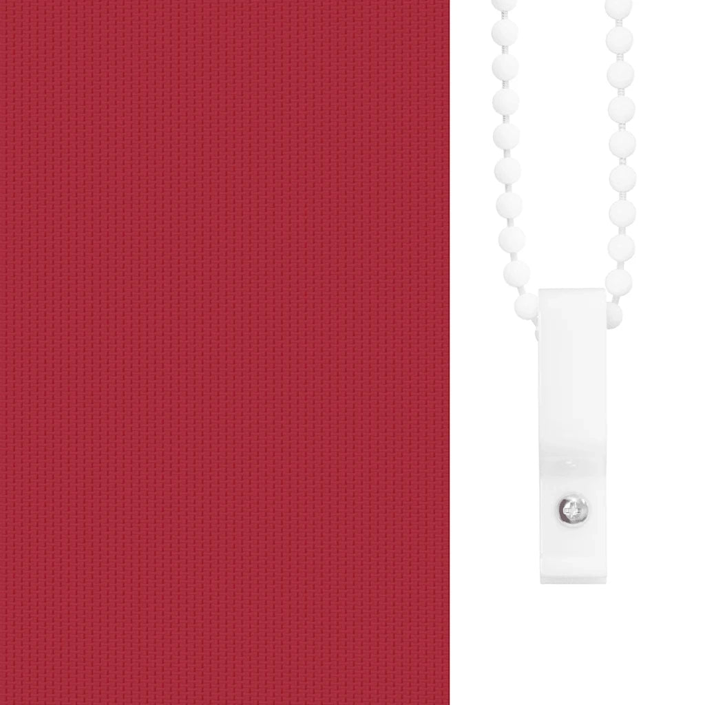 Tenda a rullo oscurante 64,4x120cm Tessuto Larghezza 60cm Rosso 240744